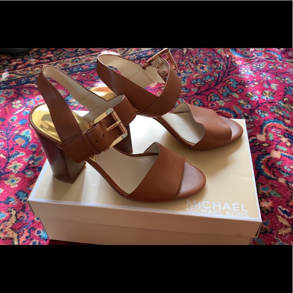 Michael Kors leather sandals